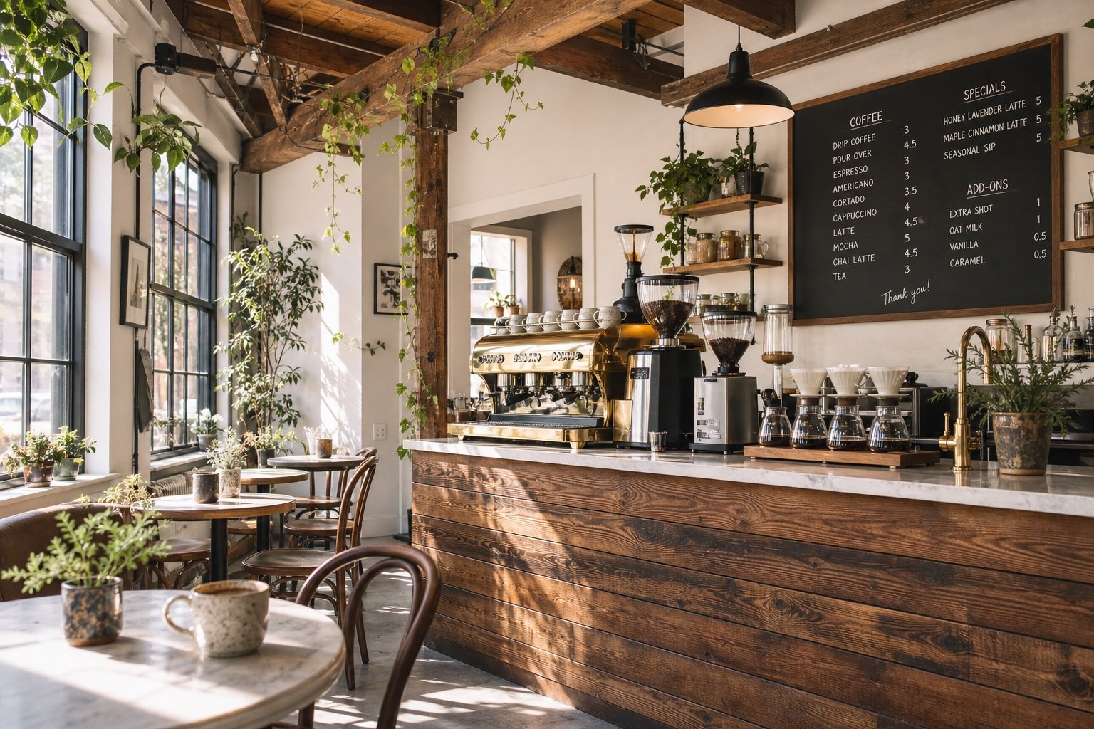 Cafe interior