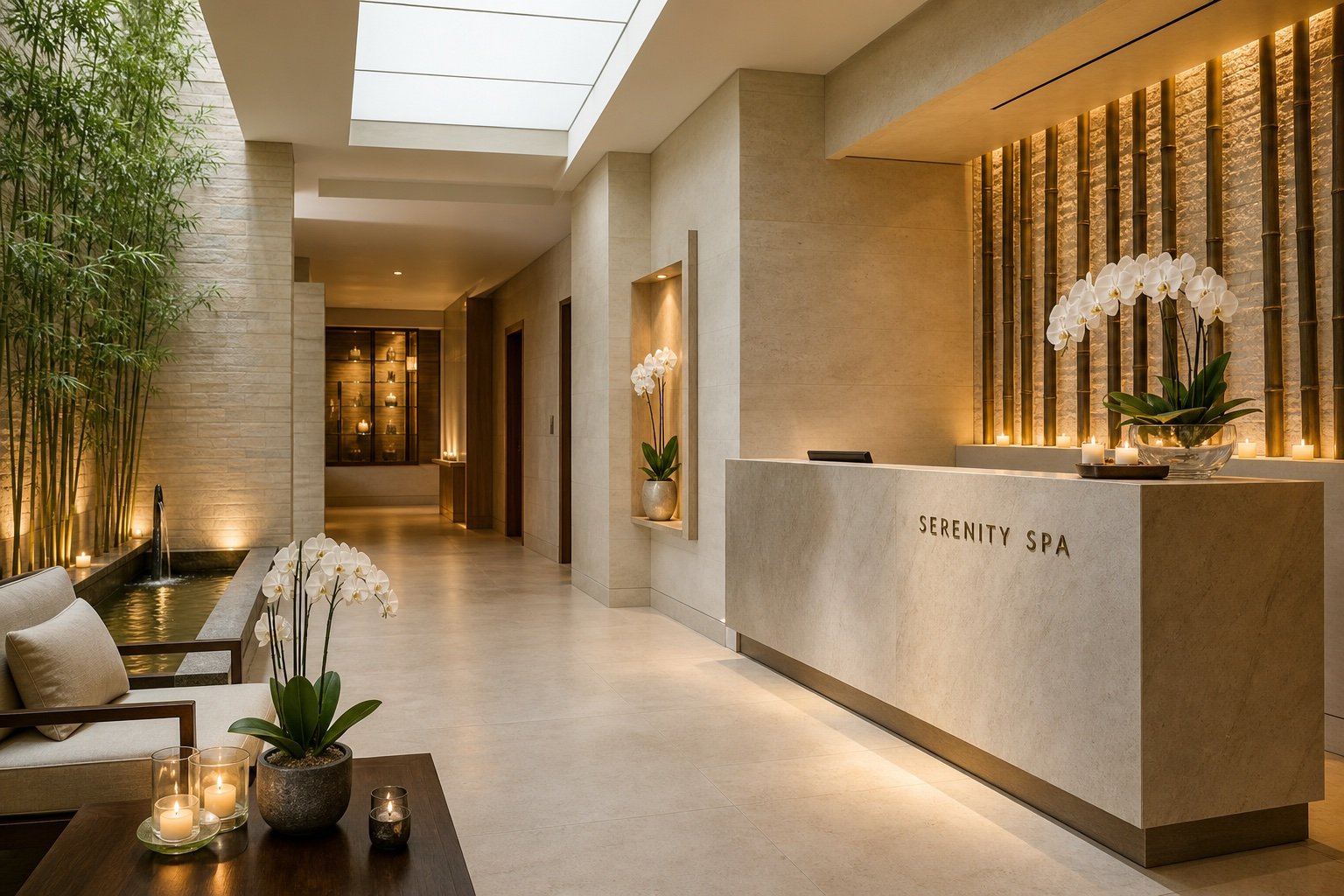Spa reception